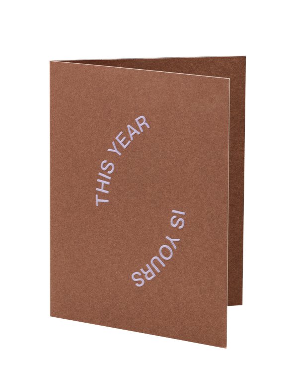 Short Talk Greeting Card | This Year is Yours