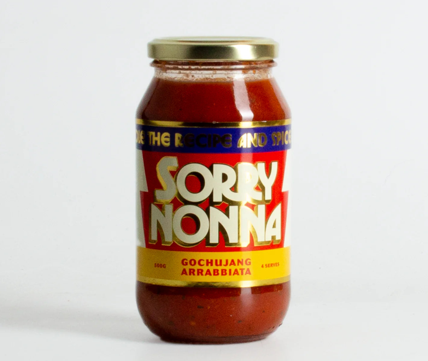 SORRY NONNA - GOCHUJANG ARRABBIATA PASTA SAUCE