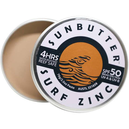 SUNBUTTERSUNBUTTER Vegan Surf Zinc Tan SPF 50 Tin 70gPreston Apothecary