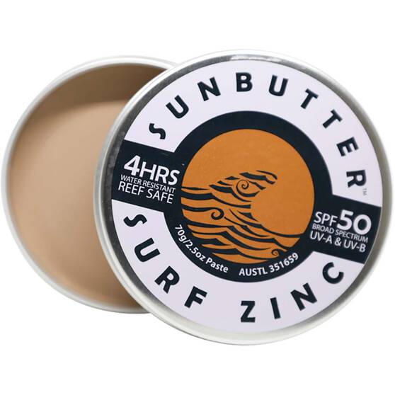 SUNBUTTER   Vegan Surf Zinc Tan SPF 50 Tin 70g