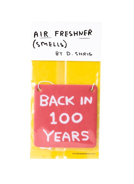 Third Drawer DownThird Drawer Down - Back In 100 Years Air Freshener x David ShrigleyPreston Apothecary