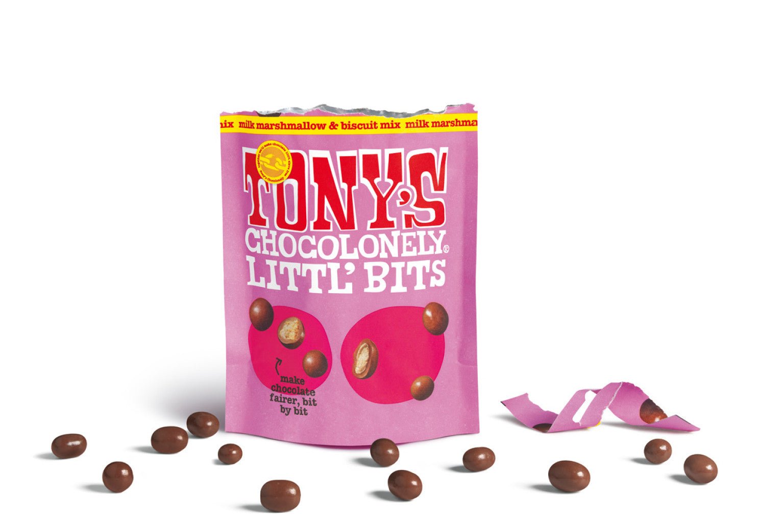 TONY'S CHOCOLONELYTony's Chocolonely Littl’ Bits milk marshmallow & biscuit mixPreston Apothecary