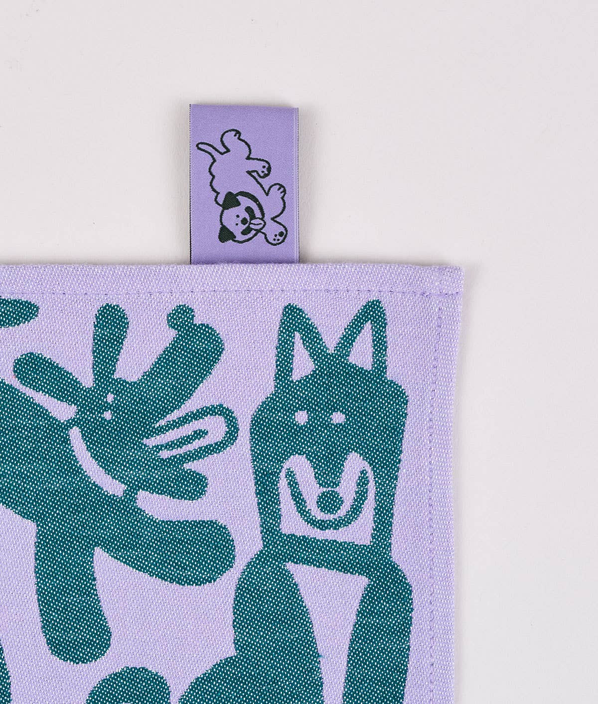 WrapWrap - 'Dogs Day Out Lilac/Green' Tea TowelPreston Apothecary