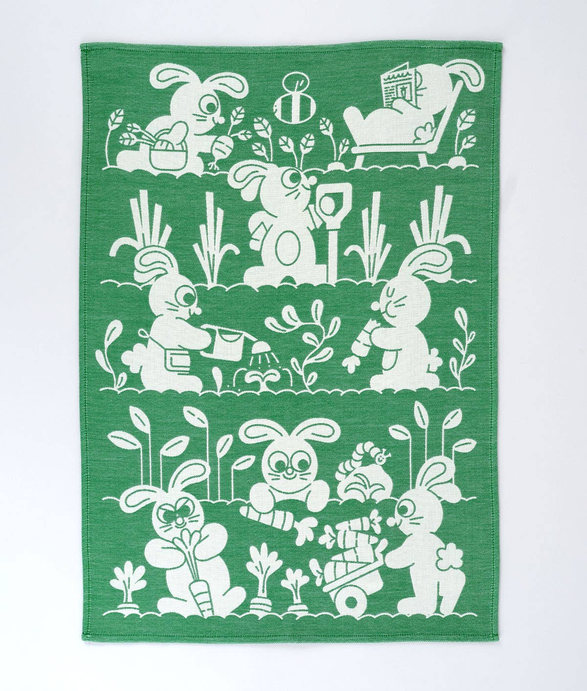 WrapWrap - 'Garden Rabbits' Tea TowelPreston Apothecary