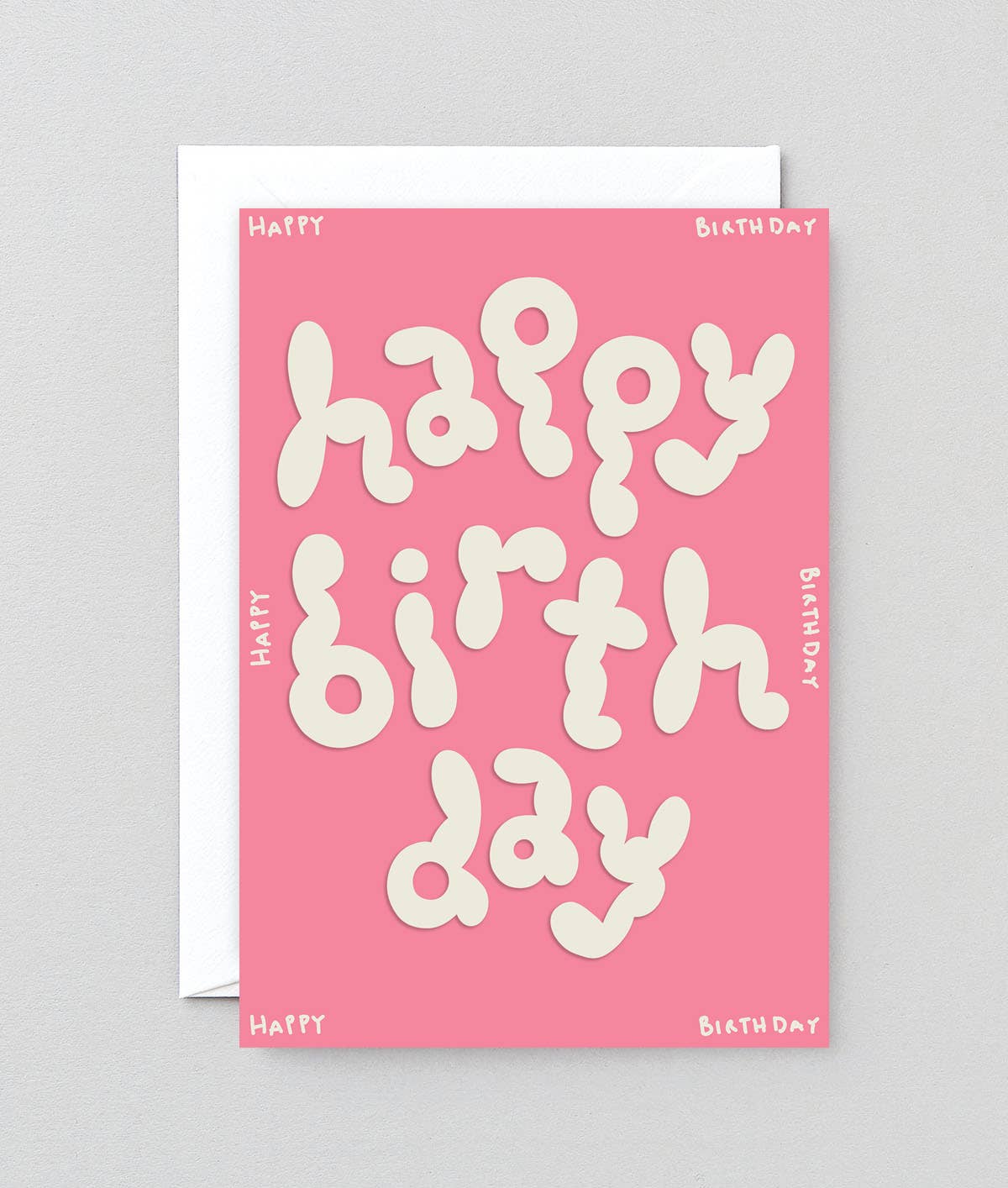 WrapWrap - 'Happy Birthday' Embossed Greetings CardPreston Apothecary