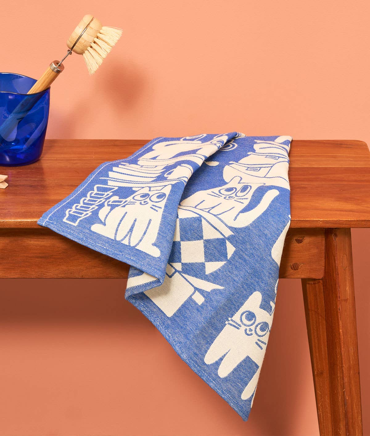 Wrap - 'Kitchen Cats' Tea Towel