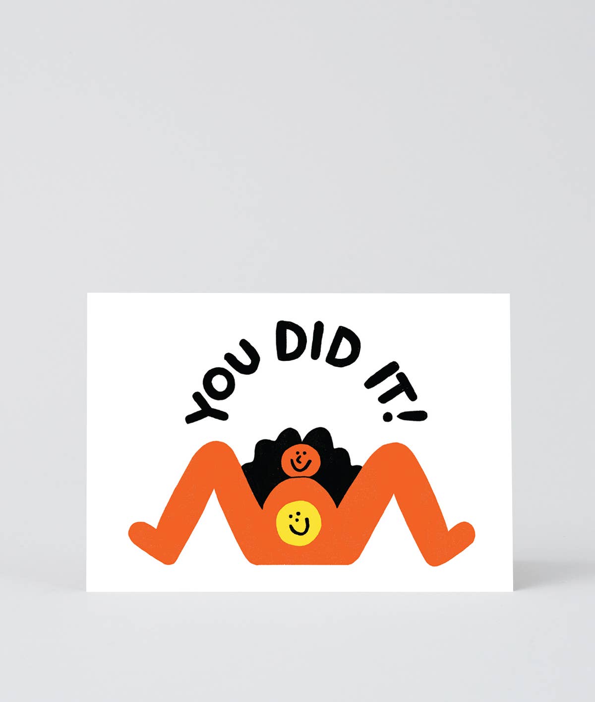 WRAP MAGAZINE - 'You Did It!' Greetings Card