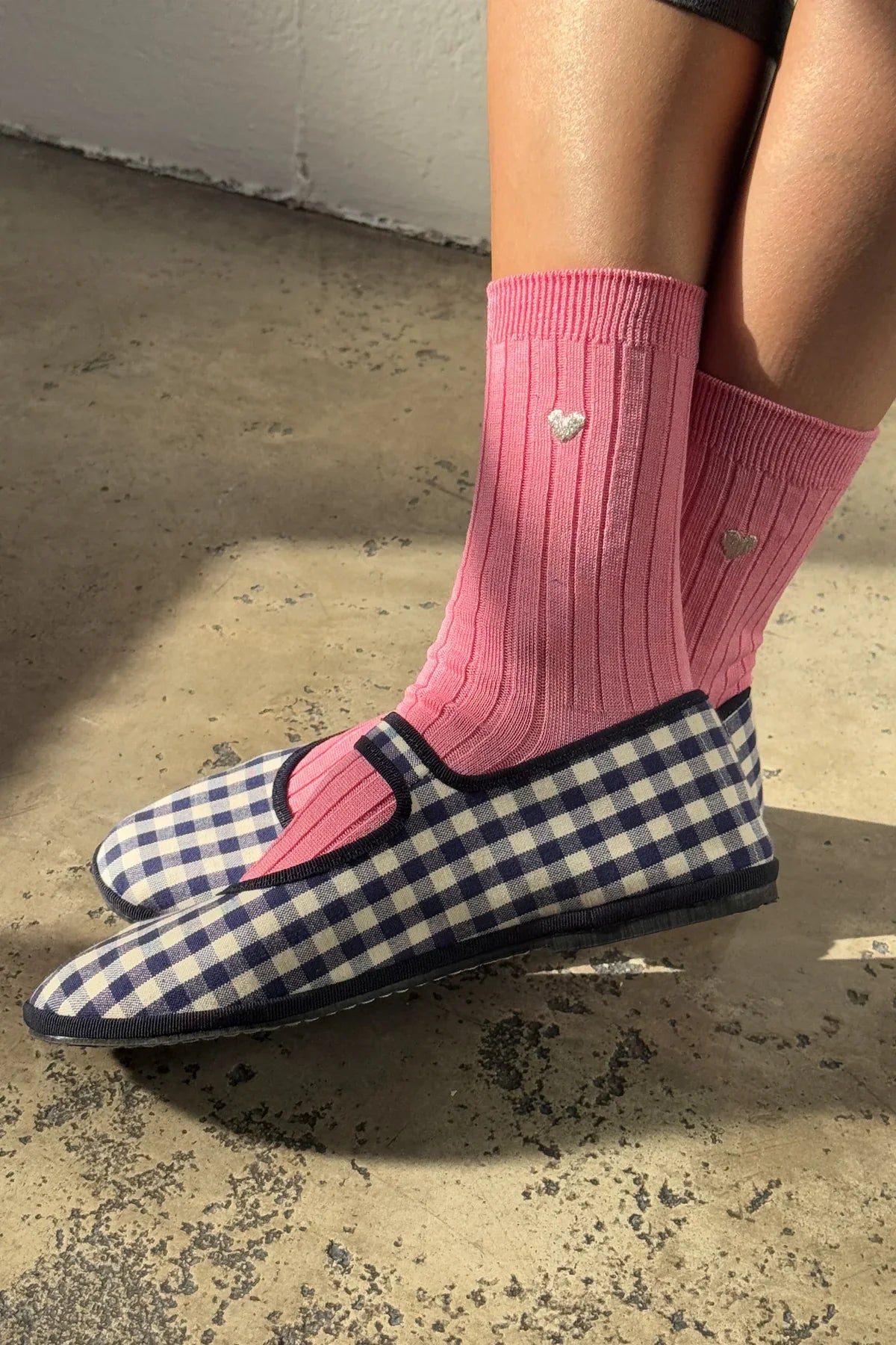 LE BON SHOPPE - Her Socks Embroidered Heart